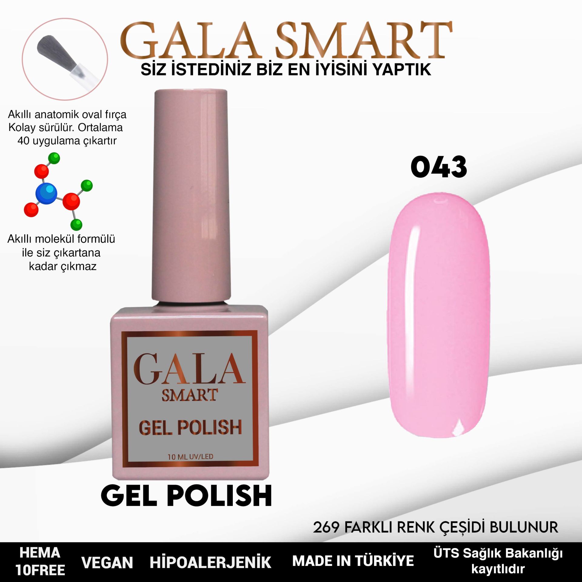 Classic Gel Polish No: 043 resmi