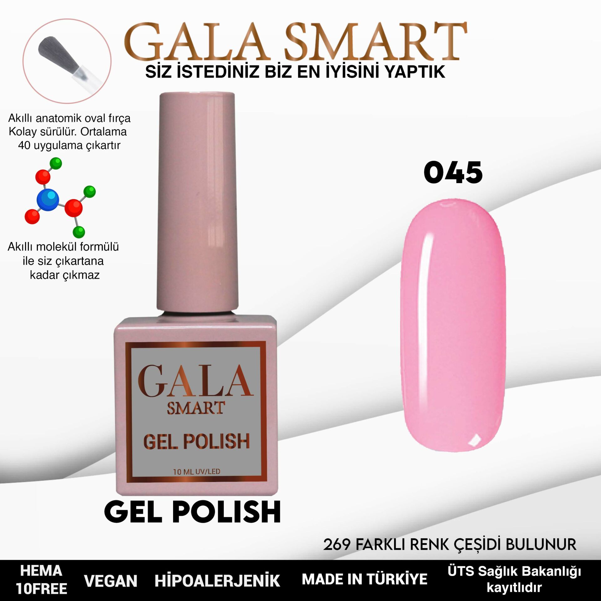 Classic Gel Polish No: 045 resmi