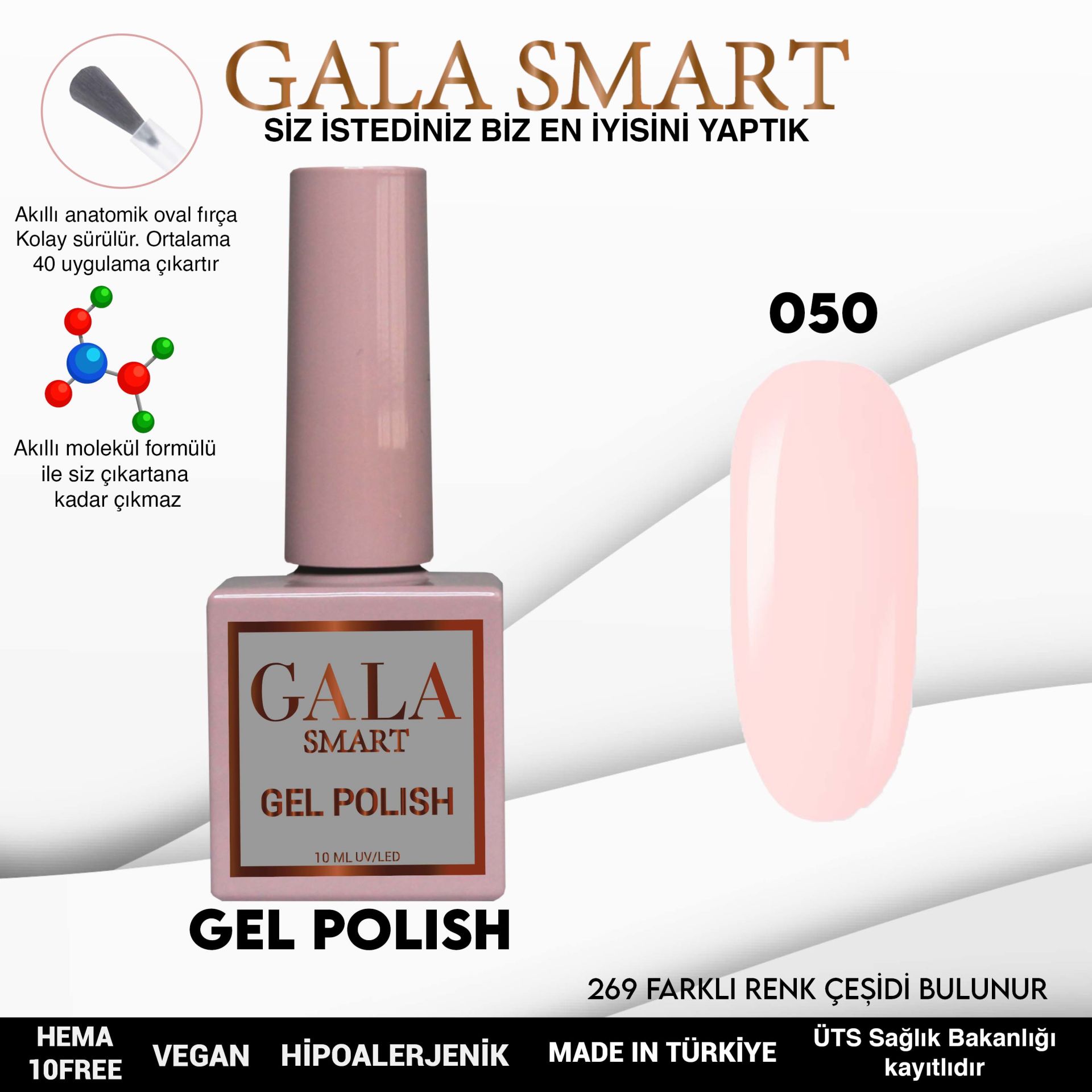 Classic Gel Polish No: 050 resmi