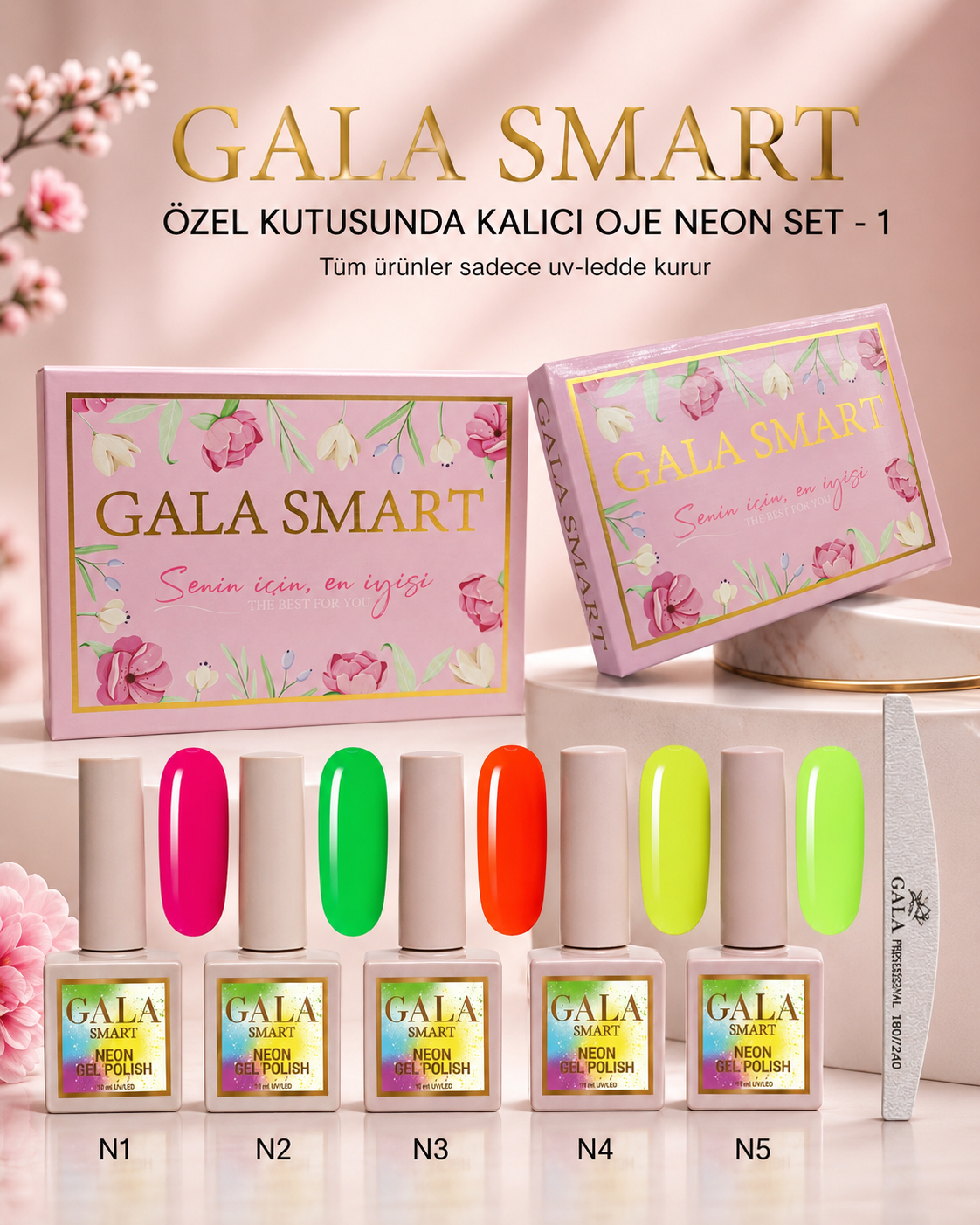 Kalıcı Oje Neon Set - 1 resmi