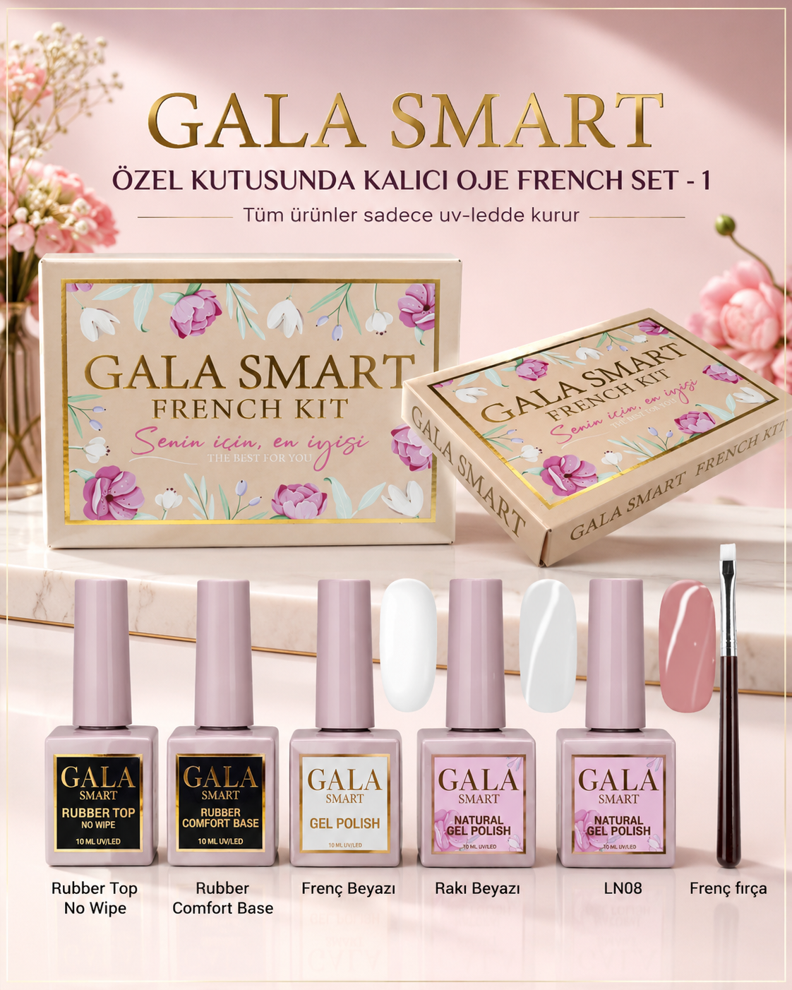 Kalıcı Oje French Set - 1 resmi