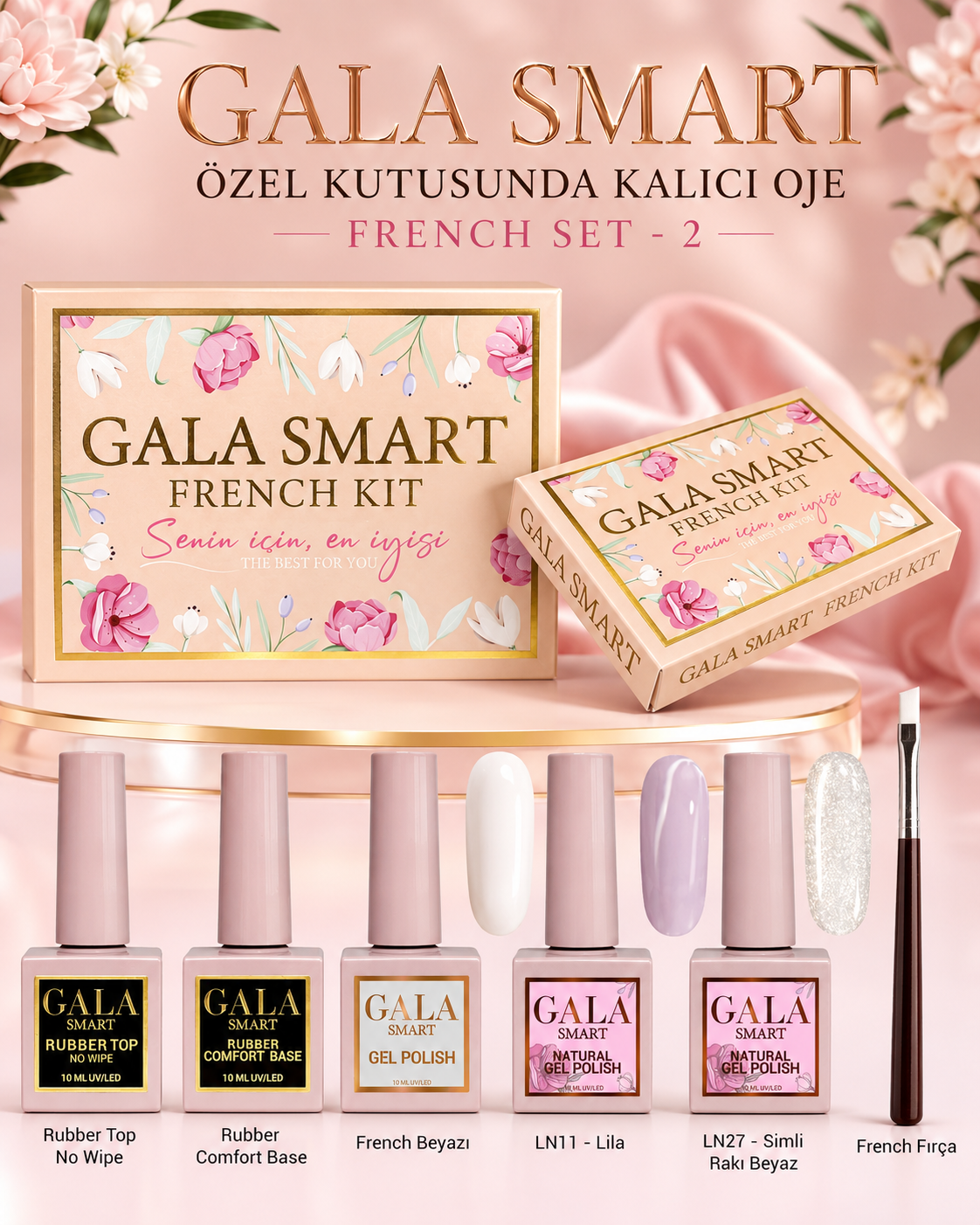 Kalıcı Oje French Set - 2 resmi