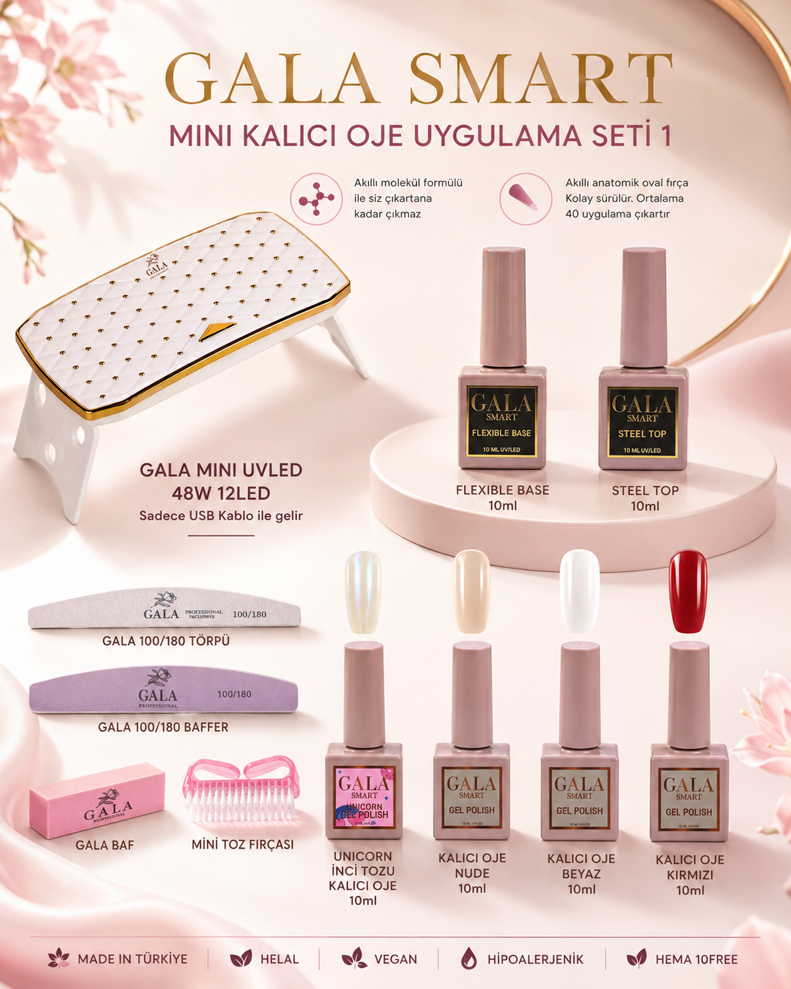 Mini Kalıcı Oje Uygulama Set - 1 resmi