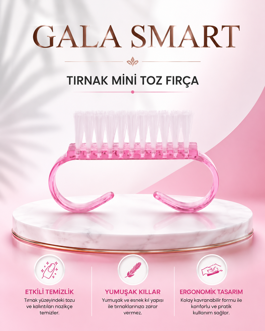 Tırnak Toz Fırçası Mini resmi
