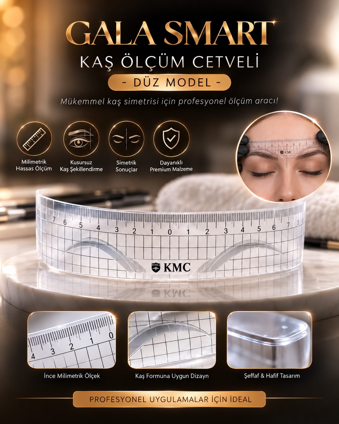 Kaş Ölçüm Cetveli - Düz Model resmi