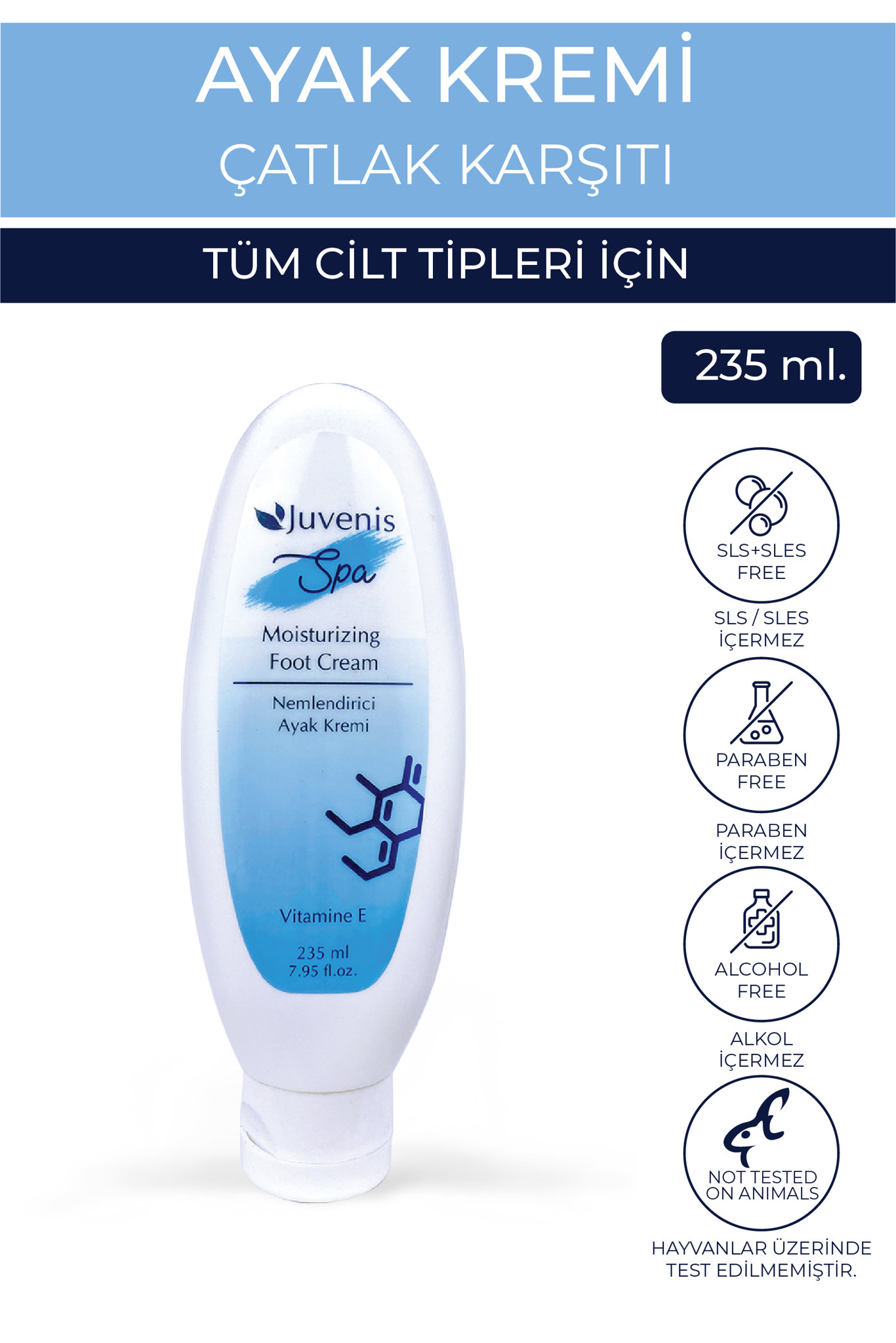 Juvenis Çatlak Karşıtı Ayak Kremi 235 gr resmi