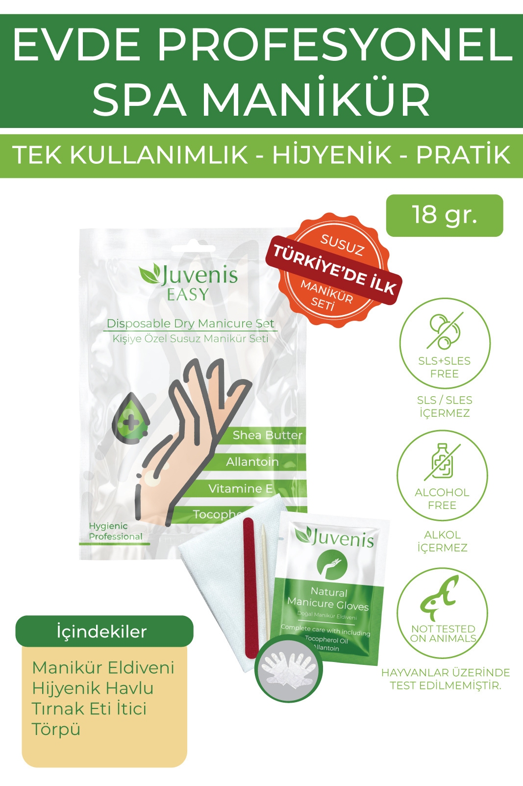Juvenis Susuz Manikür Seti resmi