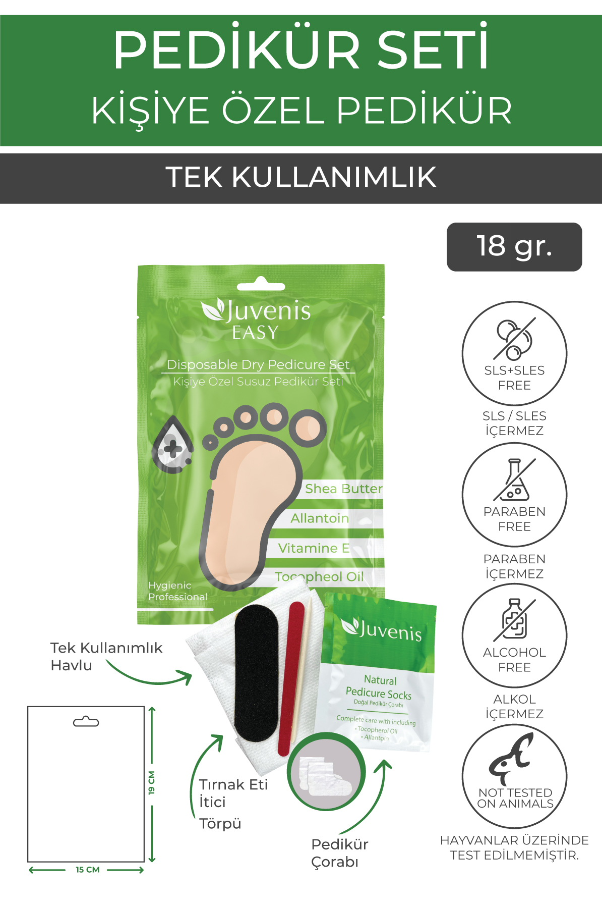 Juvenis Susuz Pedikür Seti resmi
