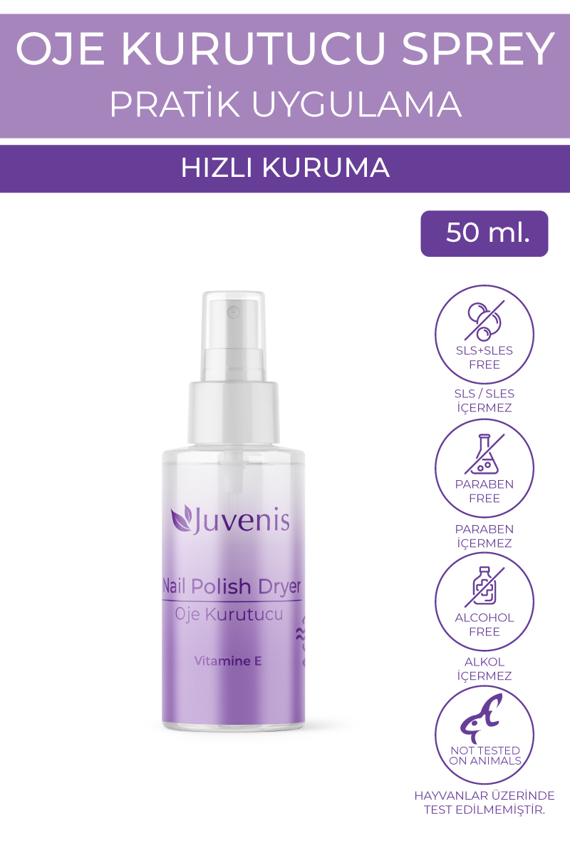 Juvenis Hızlı Oje Kurutucu Sprey 50 gr resmi
