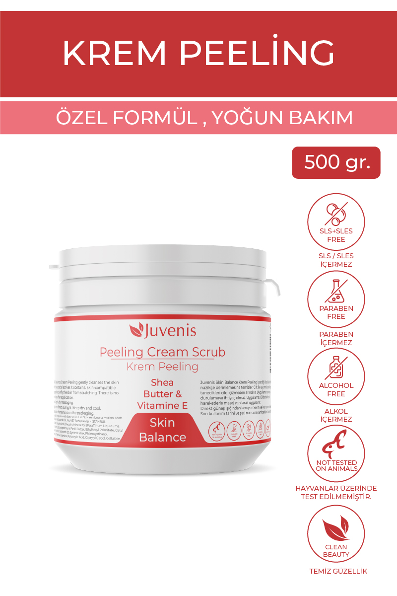Juvenis Skin Balance Serisi Krem Peeling 500 gr resmi