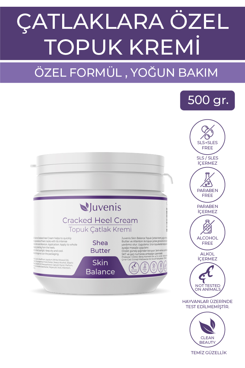 Juvenis Skin Balance Serisi Topuk Çatlak Kremi 500 gr resmi