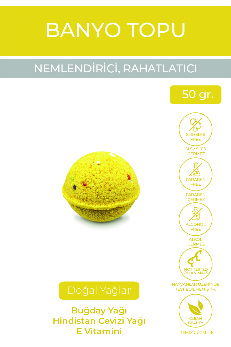 Juvenis Banyo Topu Sarı 50 gr resmi