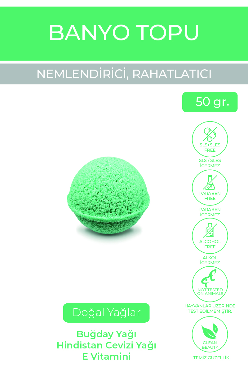 Juvenis Banyo Topu Yeşil 50 gr resmi
