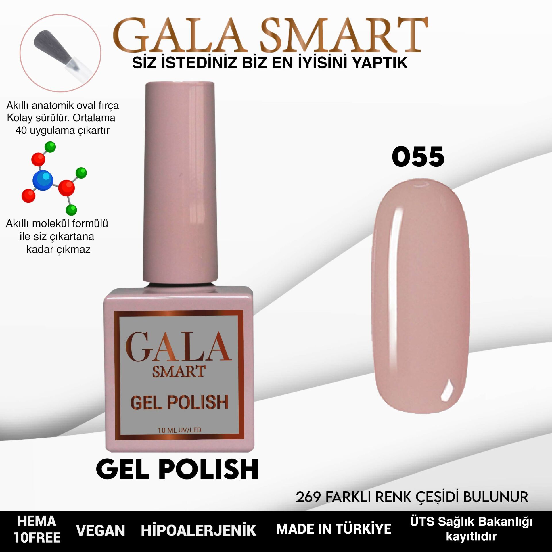 Classic Gel Polish No: 055 resmi