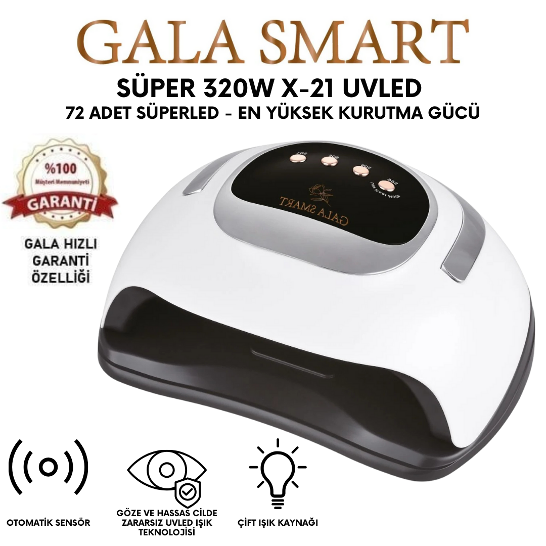 Super 320W, X-21 UV-LED, 72 LEDs - Beyaz resmi