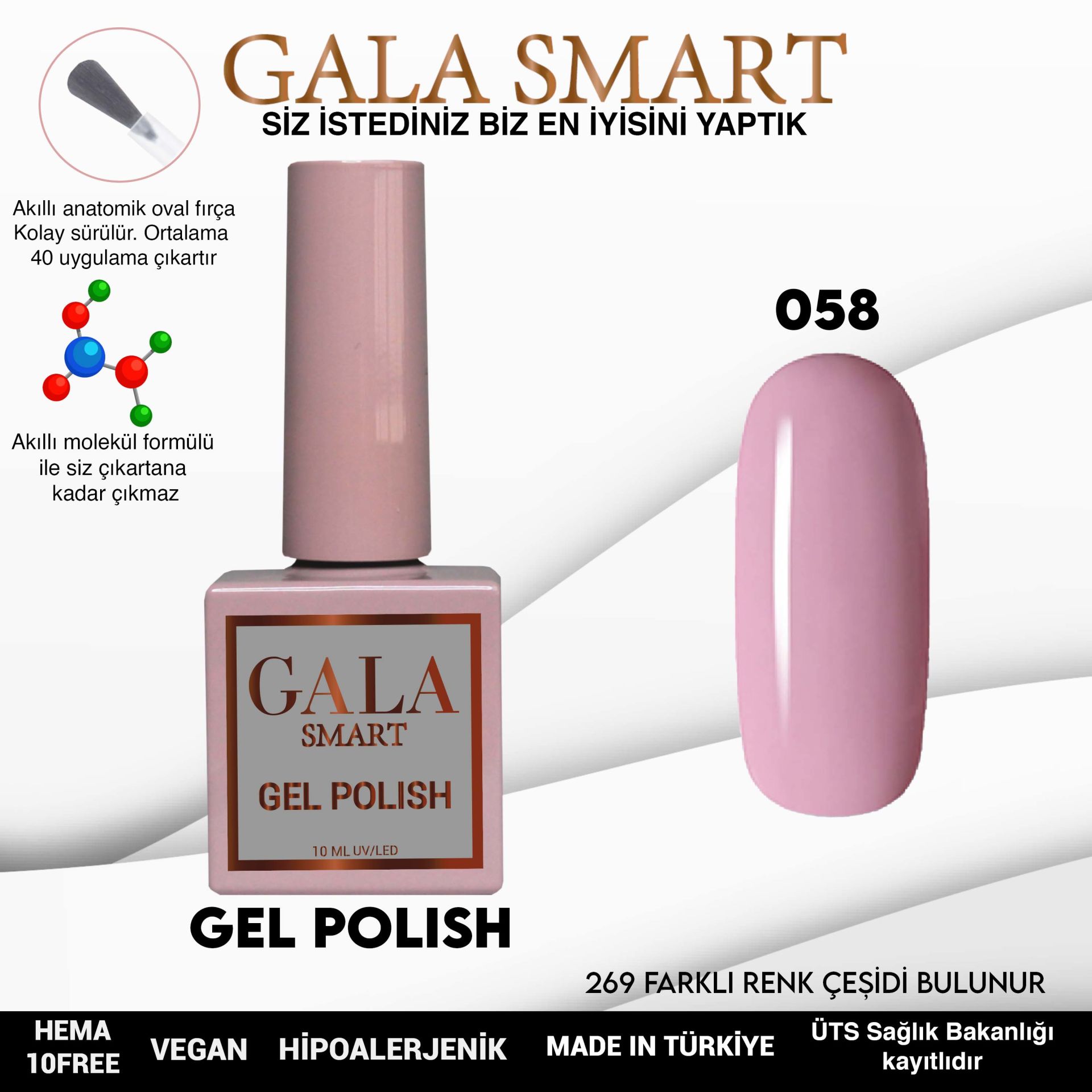 Classic Gel Polish No: 058 resmi