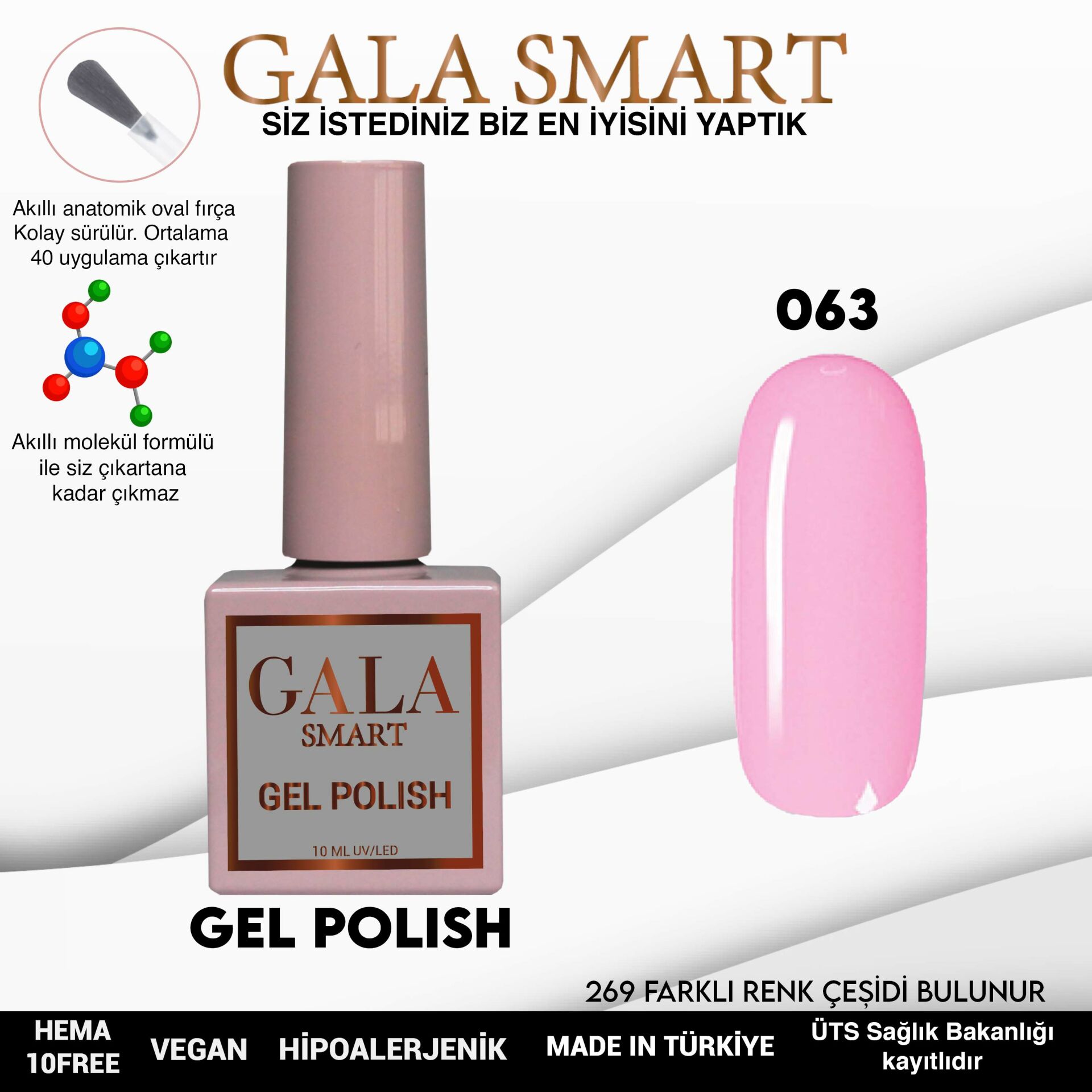 Classic Gel Polish No: 063 resmi
