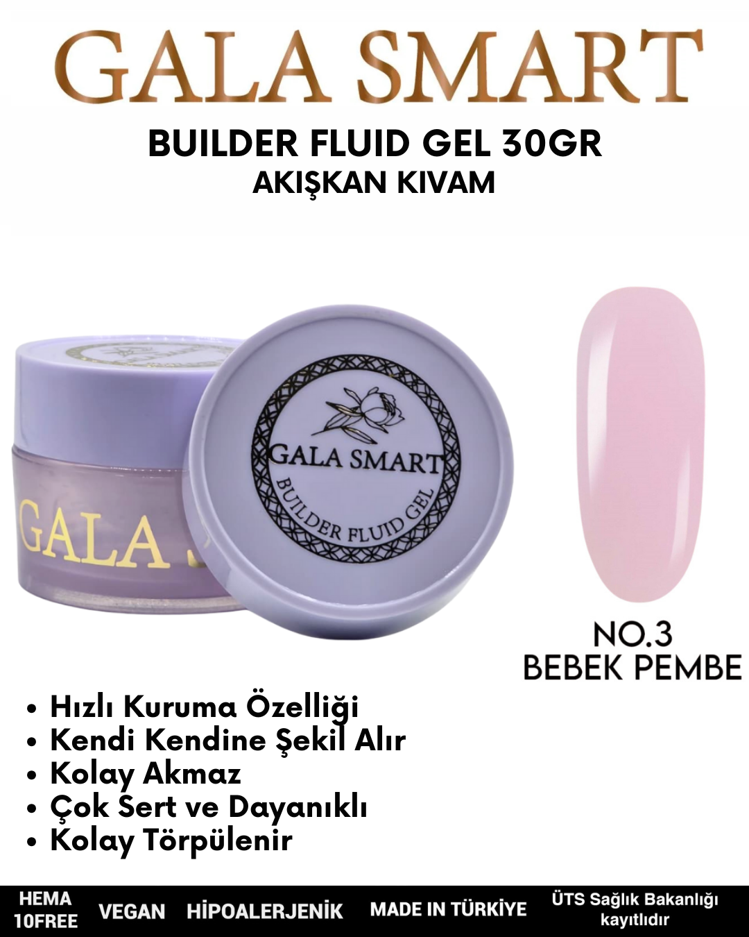 Builder Fluid Gel 30gr No: 03 resmi