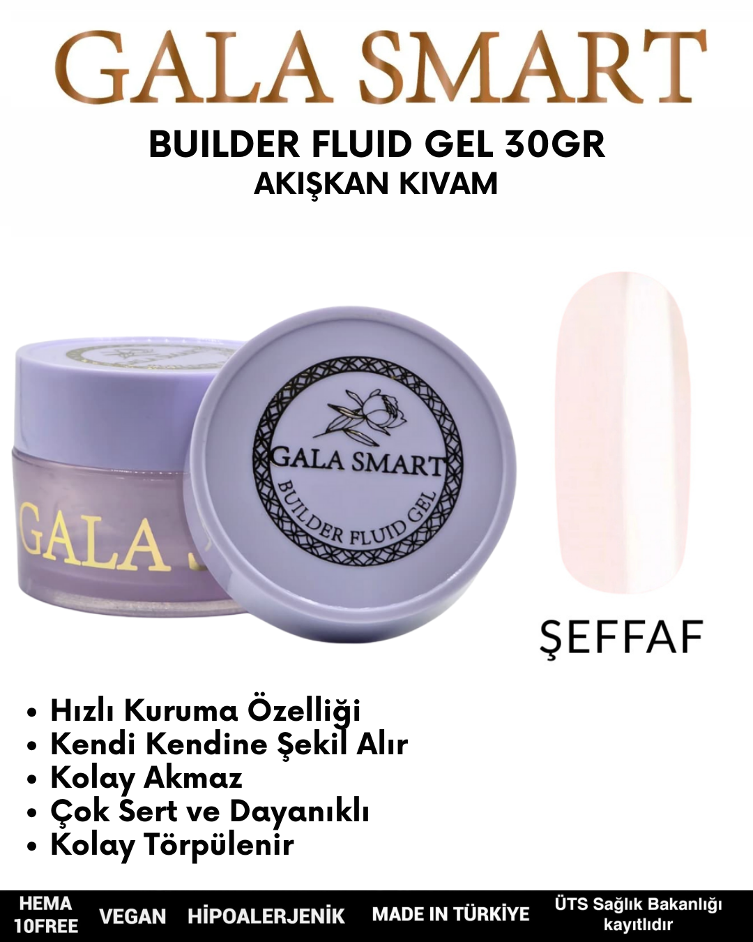 Builder Fluid Gel 30gr No: Clear resmi