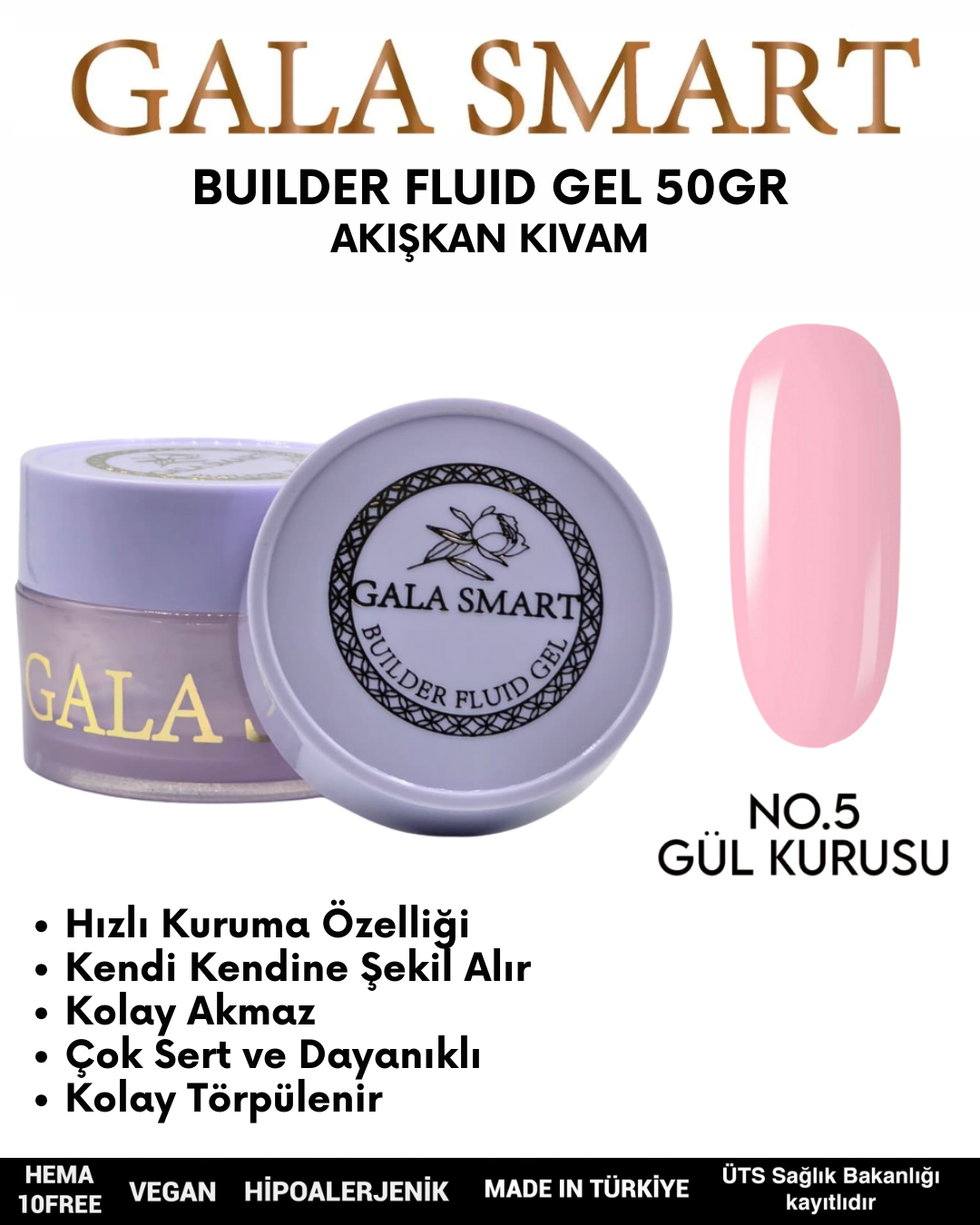 Builder Fluid Gel 50gr No: 05 resmi