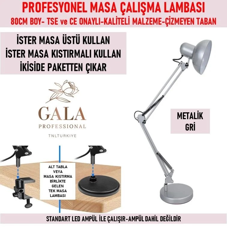 Masa Lambası - Siyah resmi