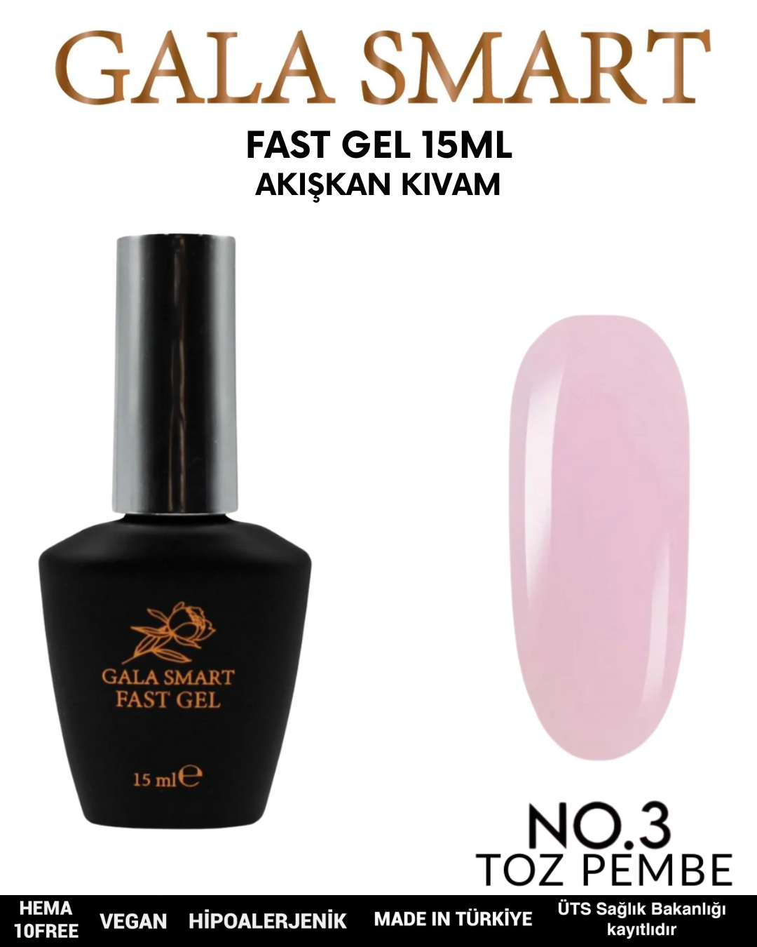 Fast Gel 15ml No: 003 resmi
