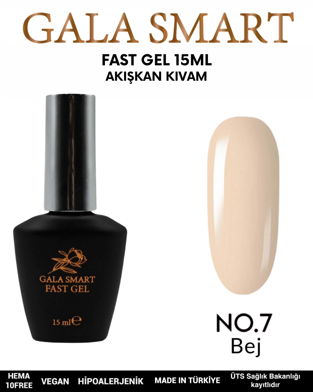 Fast Gel 15ml No: 007 resmi