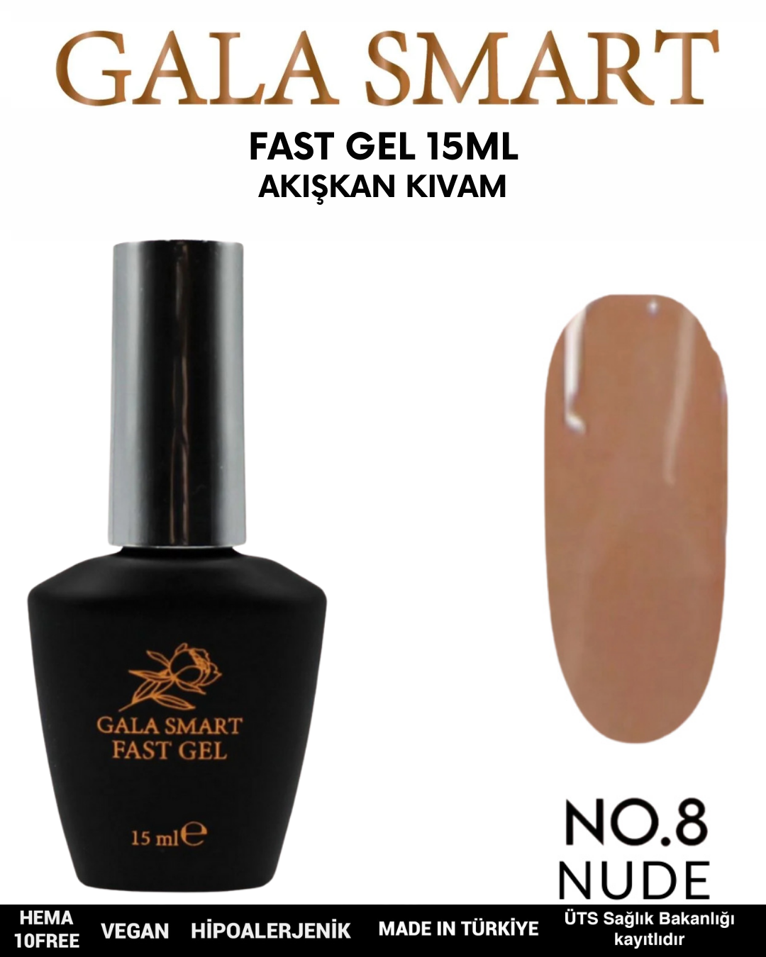Fast Gel 15ml No: 008 resmi