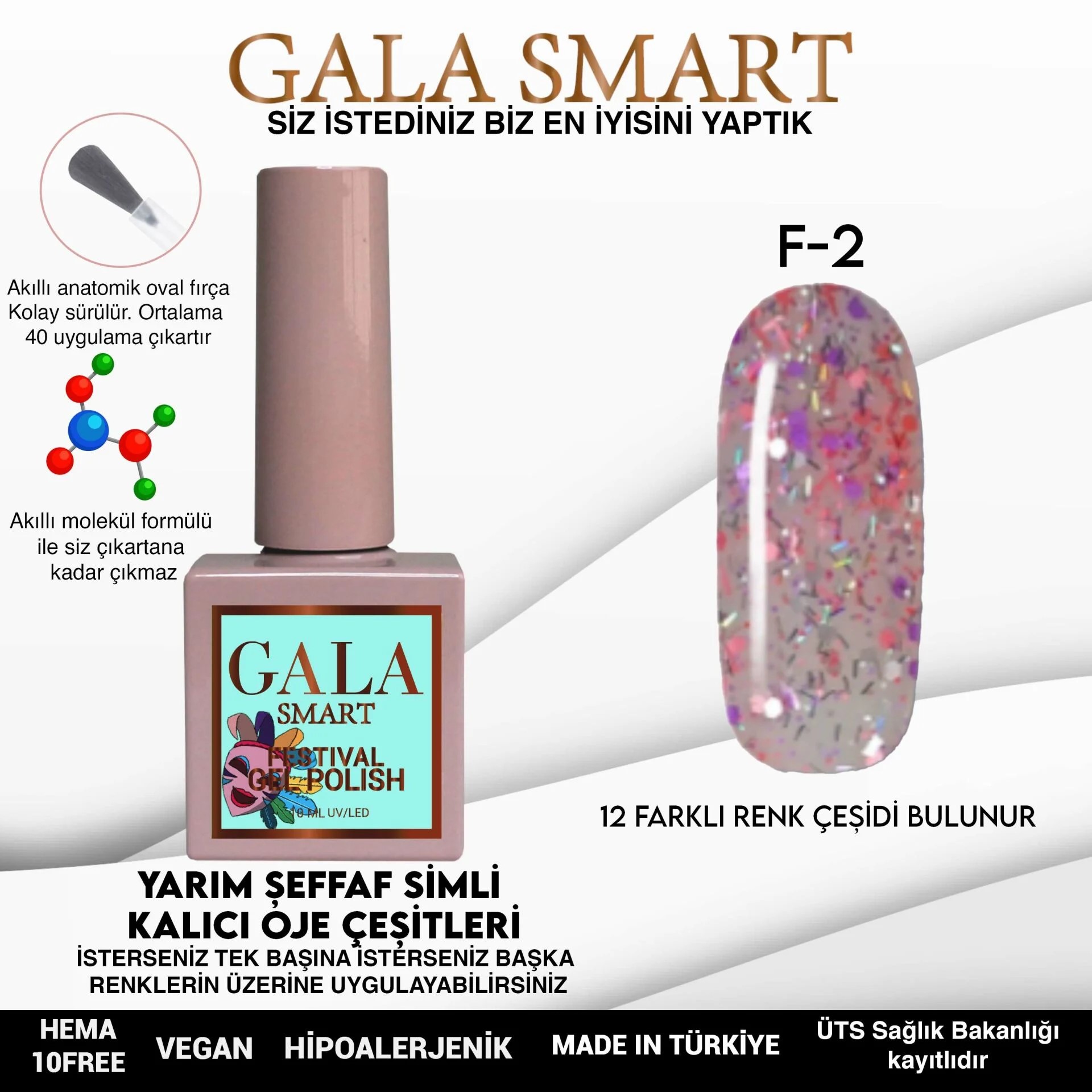 Festival Gel Polish No: F02 resmi