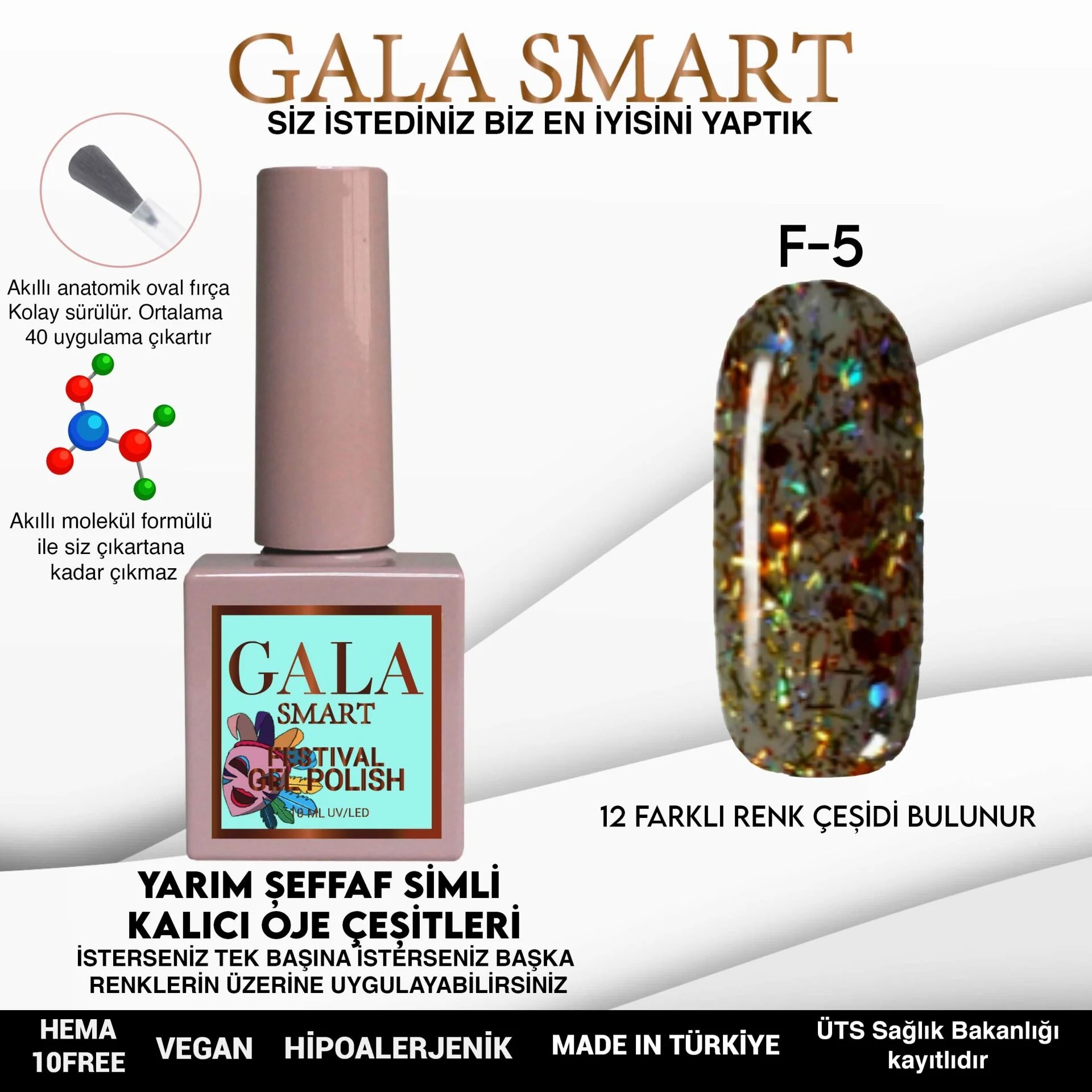 Festival Gel Polish No: F05 resmi