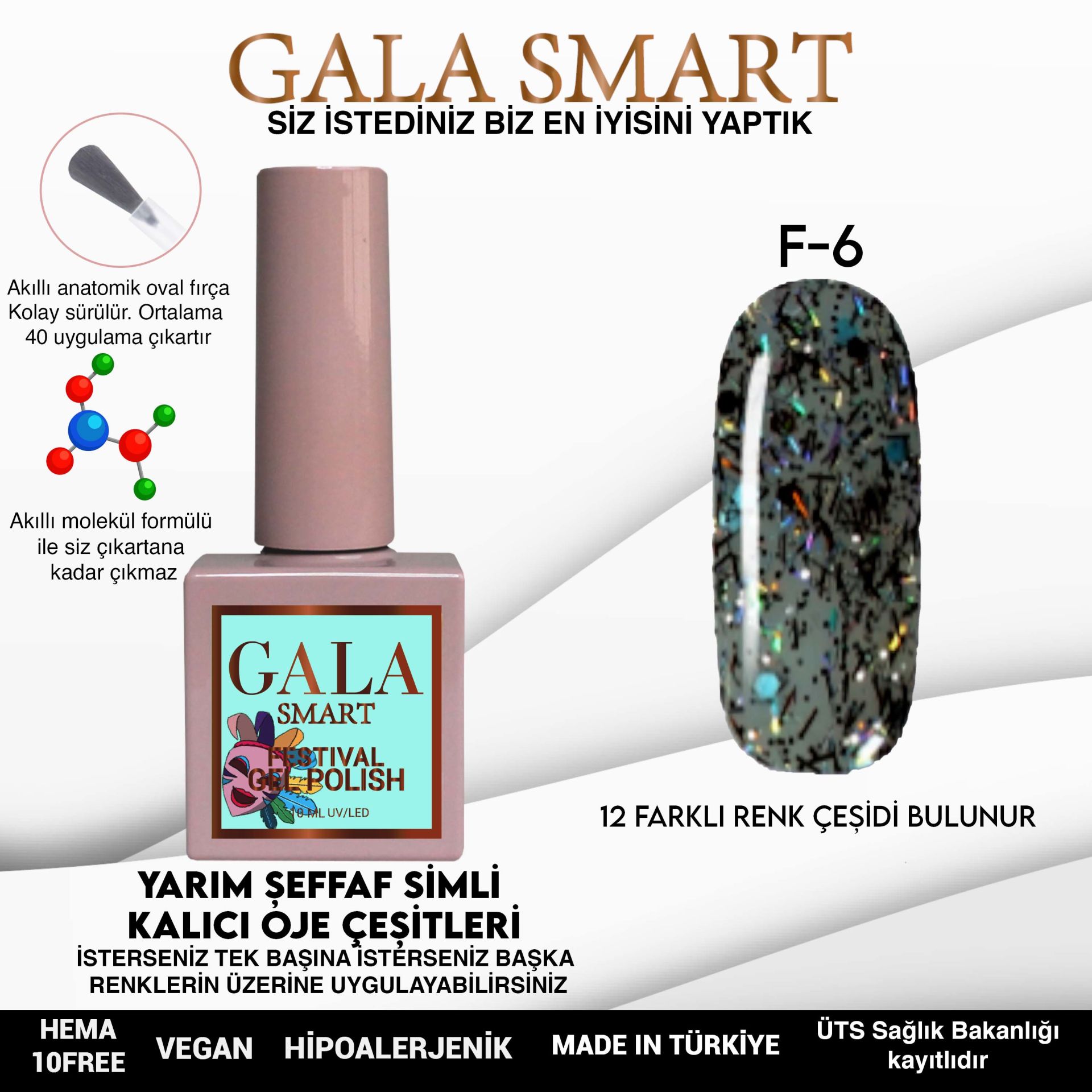 Festival Gel Polish No: F06 resmi