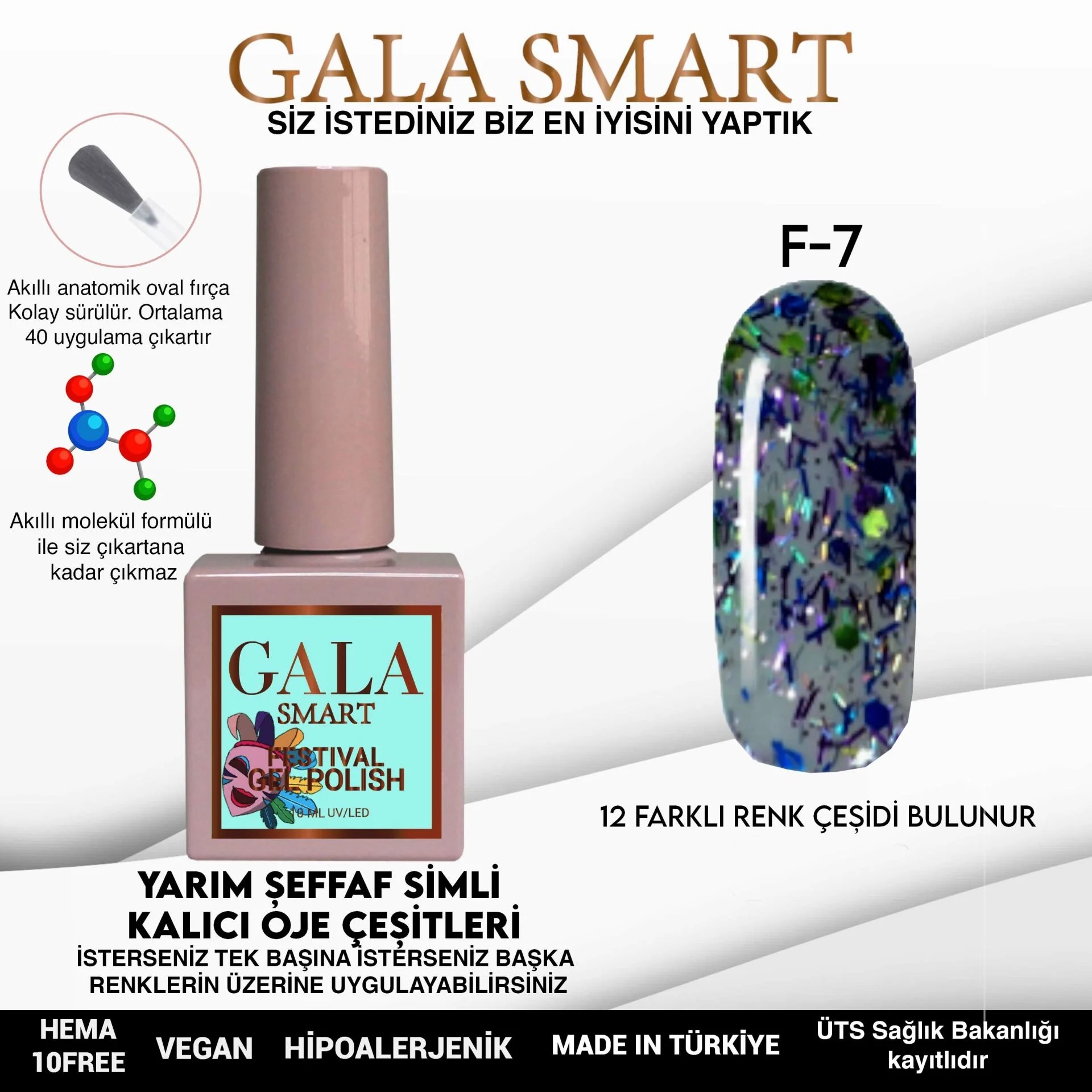 Festival Gel Polish No: F07 resmi