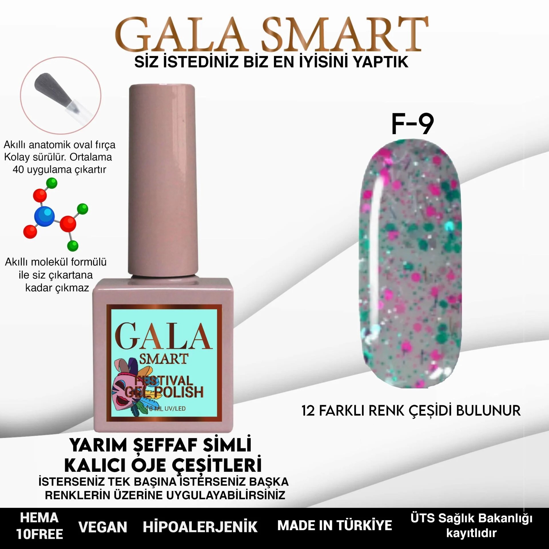 Festival Gel Polish No: F09 resmi