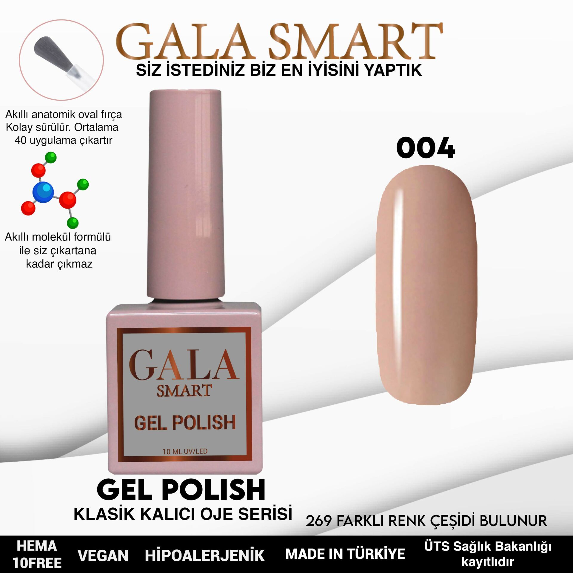 Classic Gel Polish No: 004 resmi