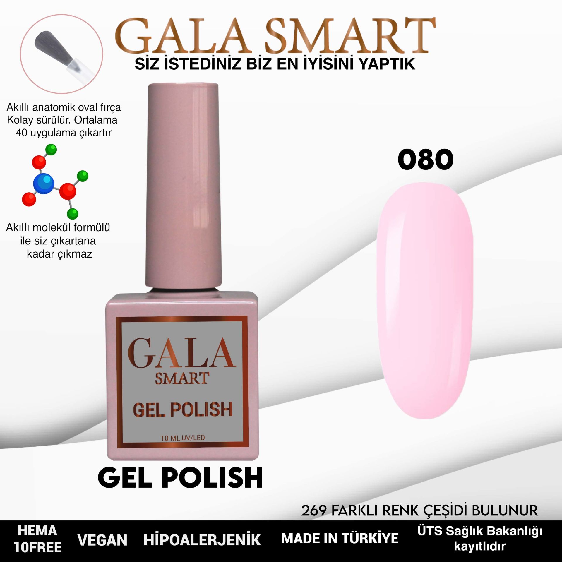 Classic Gel Polish No: 080 resmi