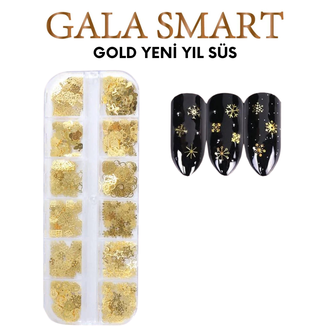 Gold Yeni Yıl Süs resmi