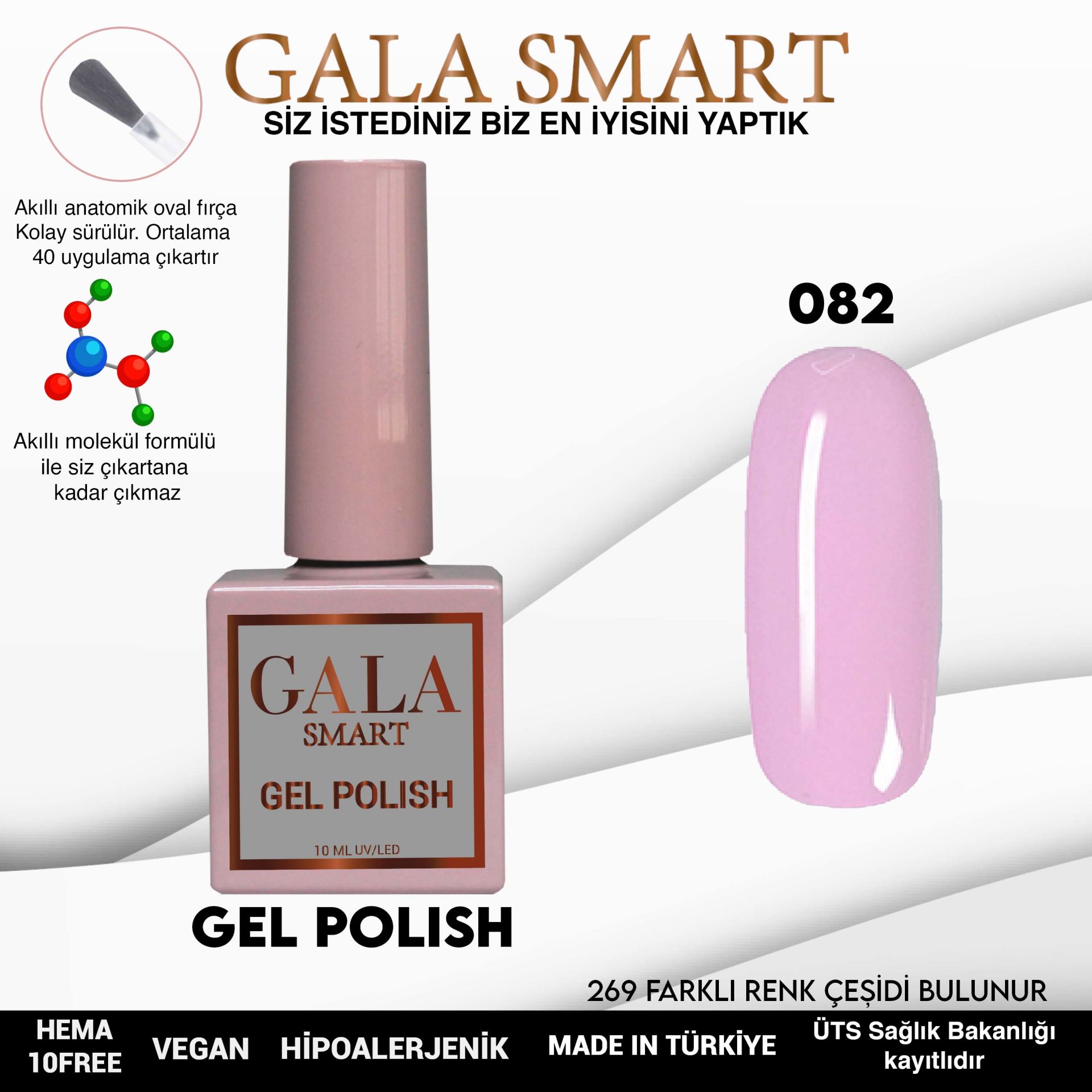 Classic Gel Polish No: 082 resmi