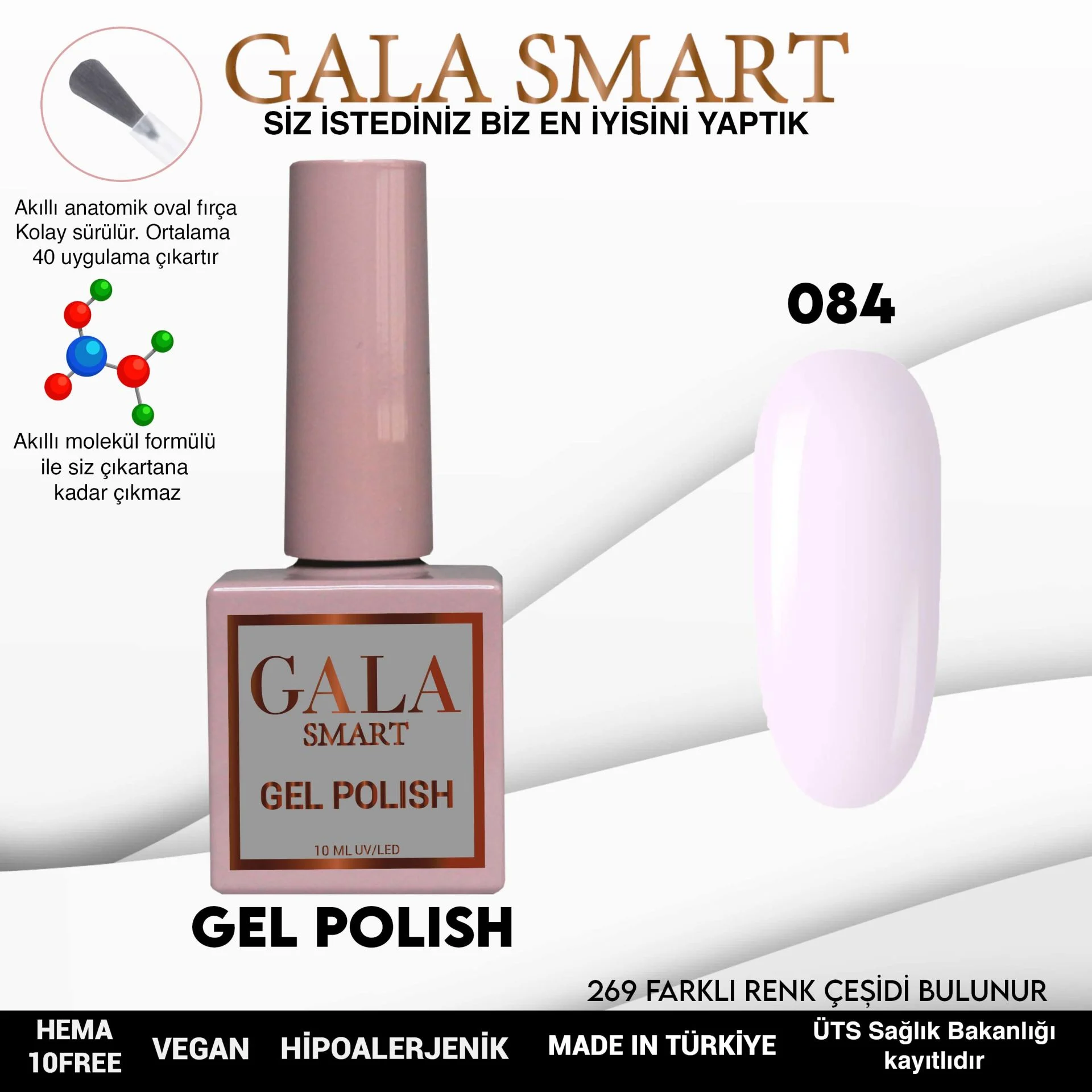 Classic Gel Polish No: 084 resmi