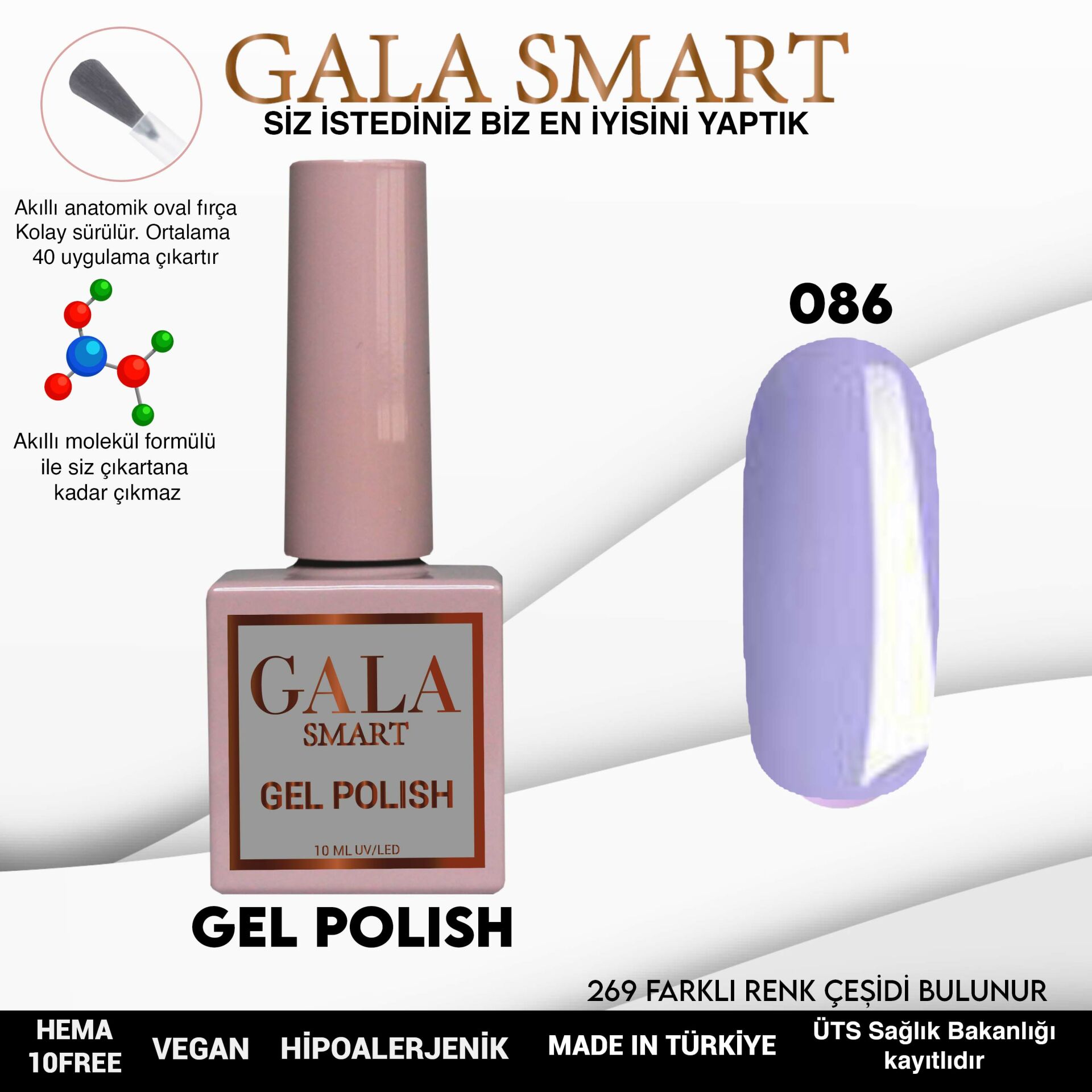 Classic Gel Polish No: 086 resmi