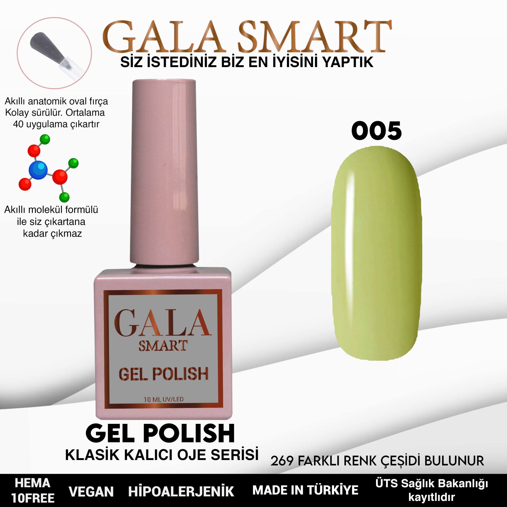 Classic Gel Polish No: 005 resmi