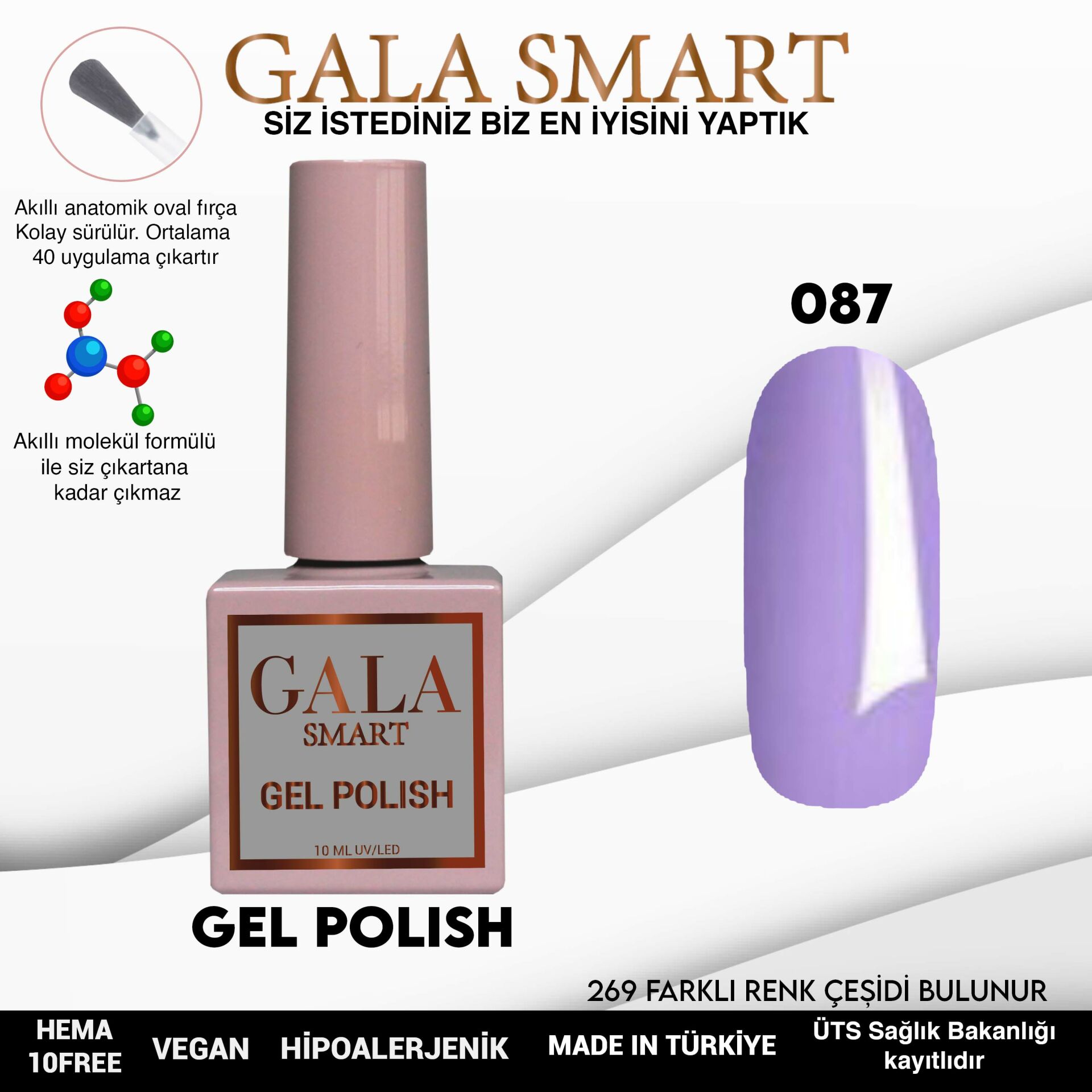 Classic Gel Polish No: 087 resmi