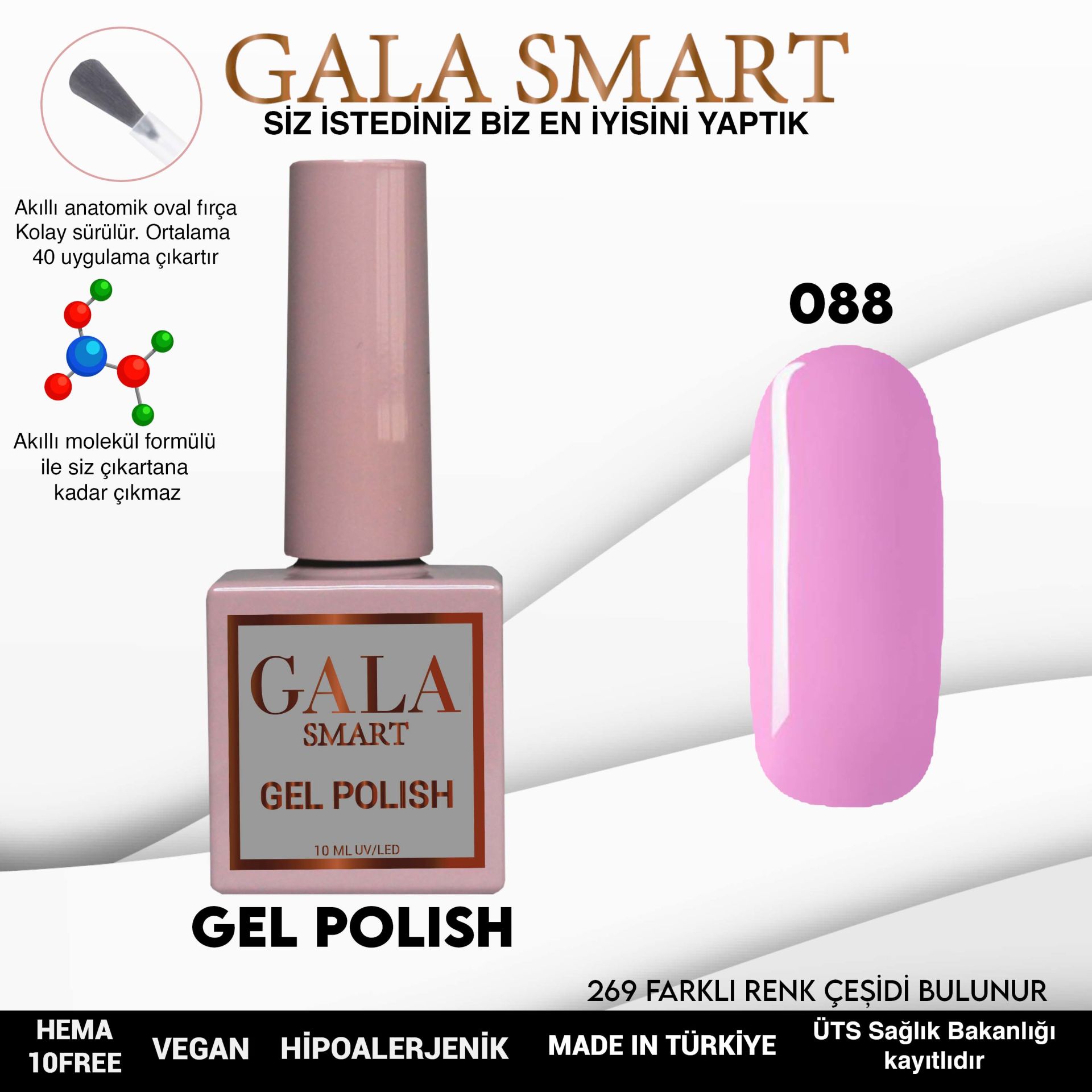 Classic Gel Polish No: 088 resmi