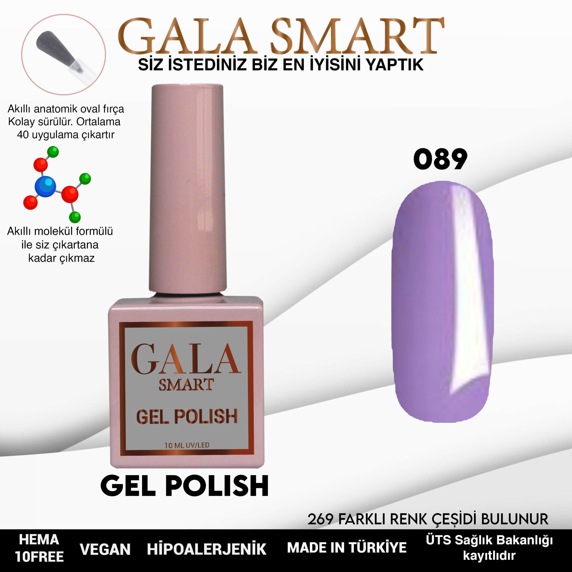 Classic Gel Polish No: 089 resmi
