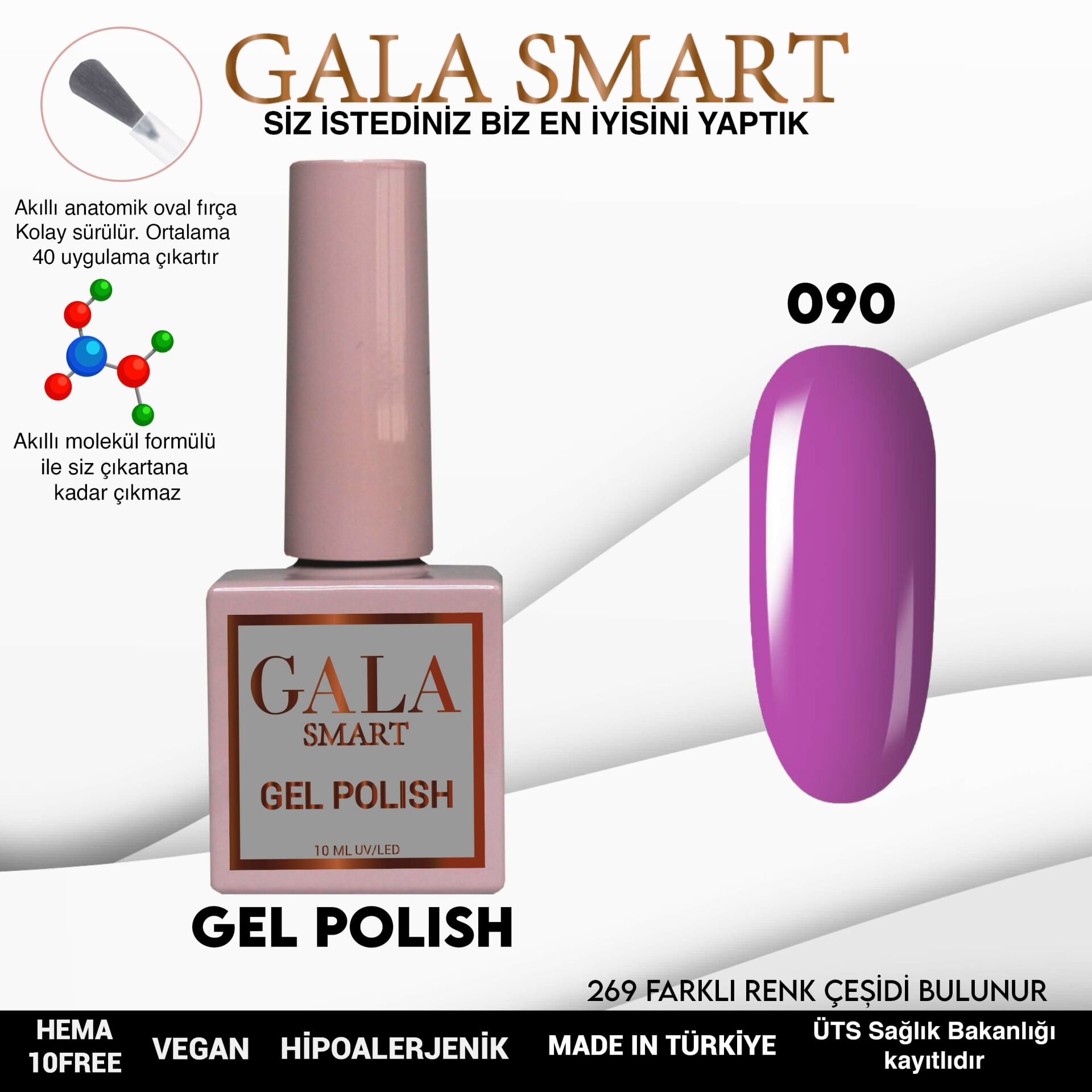 Classic Gel Polish No: 090 resmi