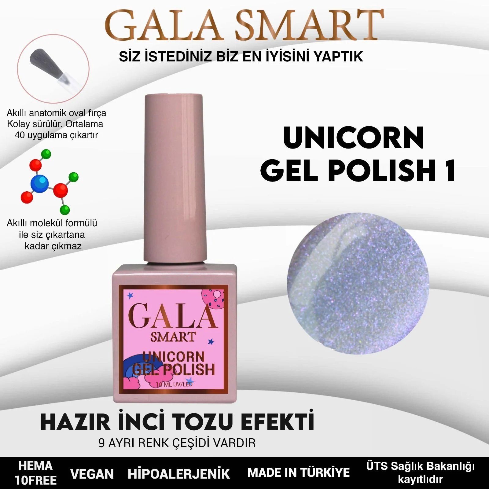 Unicorn Gel Polish No: U1 resmi