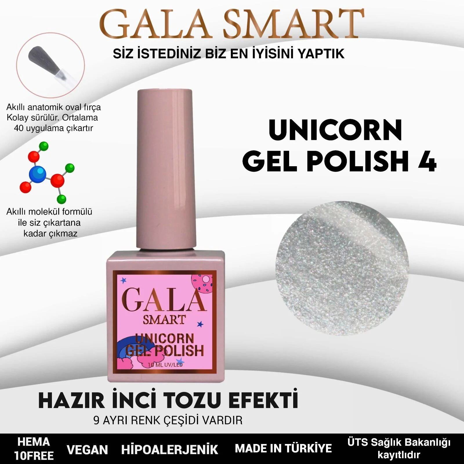 Unicorn Gel Polish No: U4 resmi