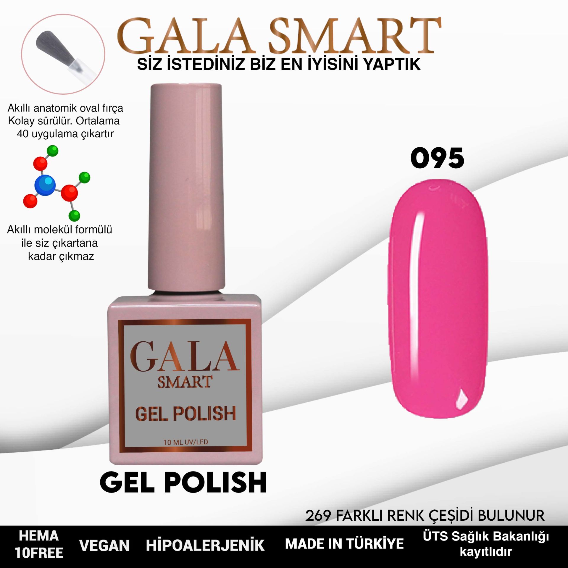 Classic Gel Polish No: 095 resmi